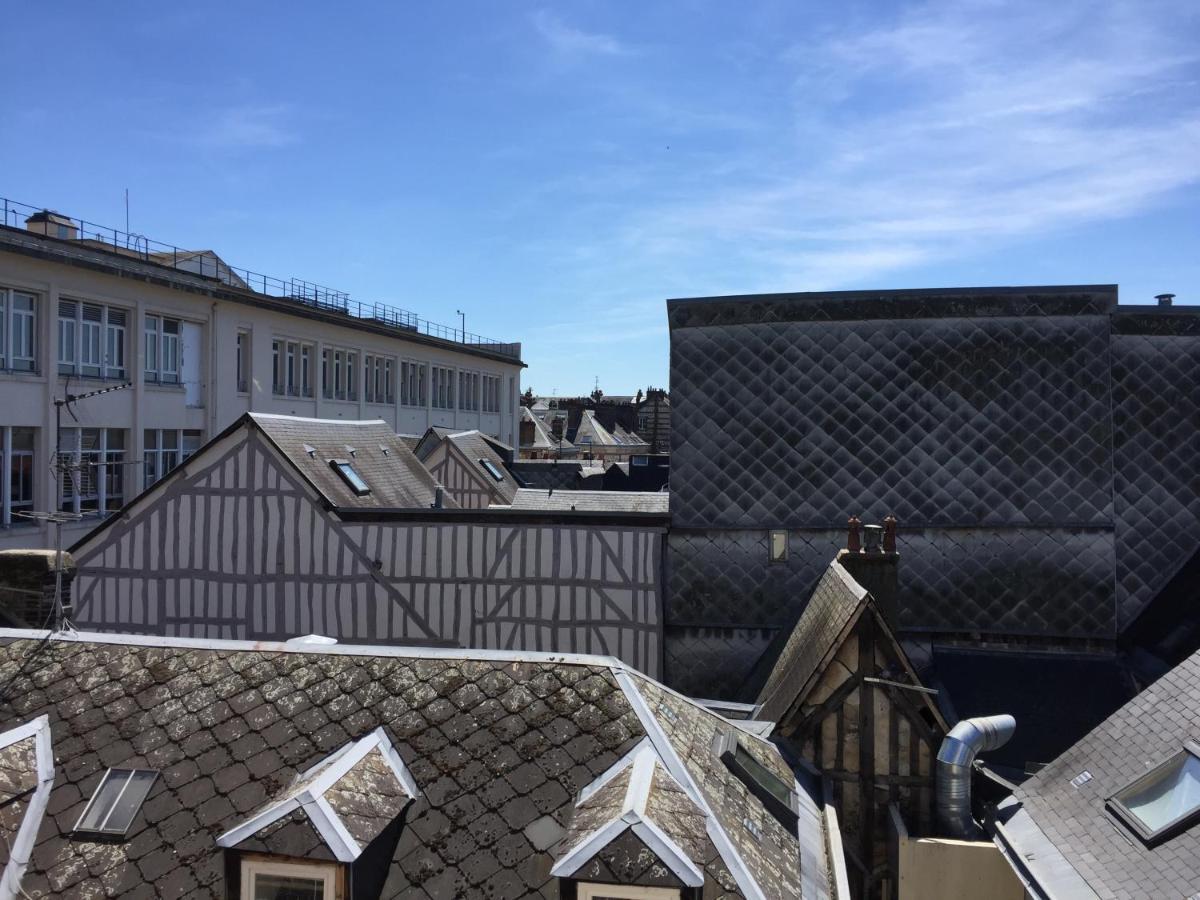 Bel Appartement Dans Le Centre Historique De Rouen Buitenkant foto